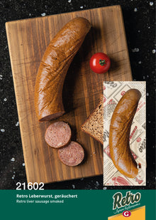 Retro Leberwurst geräuchert, 180g